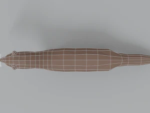 low poly cartoon mink low poly cartoon mink 3D Model