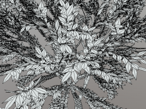 low poly cartoon tree Modelo 3D