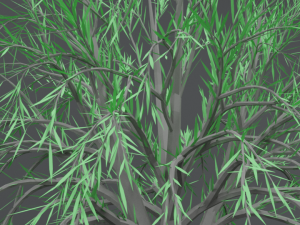 low poly cartoon tree Modelo 3D