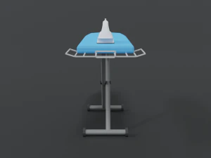 low poly cartoon ironing board 3D Model