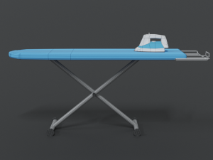 low poly cartoon ironing board 3D Модель