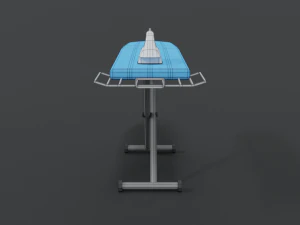 low poly cartoon ironing board 3D Model