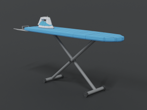 low poly cartoon ironing board 3D Модель