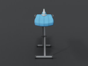 low poly cartoon ironing board 3D Модель