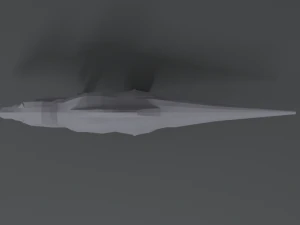 low poly cartoon spinisaurus dinosaur 3D Model