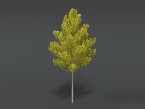 cartoon style tree 3D मॉडल