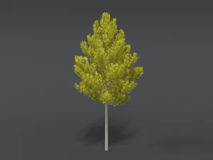 cartoon style tree 3D Model