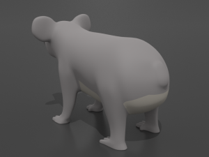 cartoon koala 3D Модель