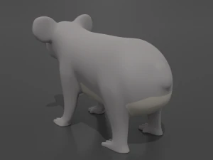 cartoon koala 3D Model