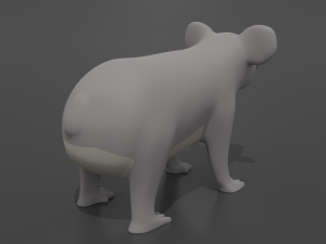 cartoon koala 3D Модель