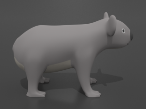 cartoon koala 3D Модель
