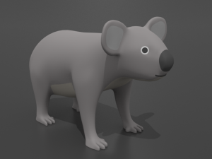 cartoon koala 3D Модель