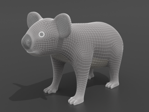 cartoon koala 3D Модель