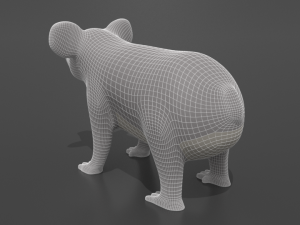 cartoon koala 3D Модель