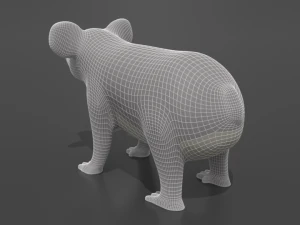 cartoon koala 3D Model