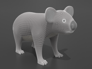 cartoon koala 3D Модель