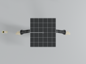 low poly cartoon graduation guy 3D Model