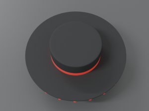 cartoon spanish hat Modello 3D