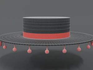 cartoon spanish hat 3D Model