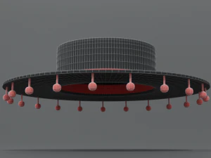 cartoon spanish hat 3D Model