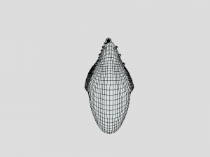 cartoon native american indian canoe 3Dモデル