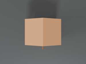 low poly cartoon bird house 3D Model
