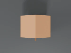 low poly cartoon bird house 3D Model