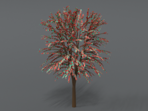 cartoon tree 3d Modelo 3D