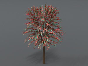 cartoon tree 3d 3D Model