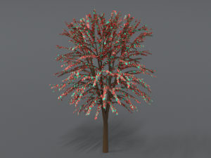 cartoon tree 3d 3D Model