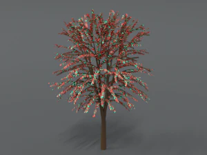 cartoon tree 3d 3D Model