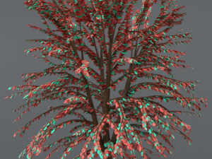 cartoon tree 3d 3D Model