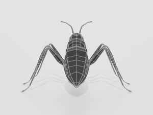 low poly cartoon ant 3D 모델