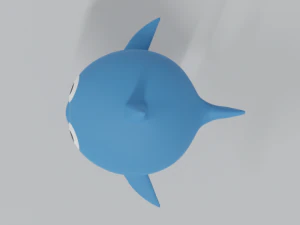 cartoon shark toy 3d 3D Model