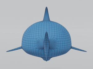 cartoon shark toy 3d Model 3D