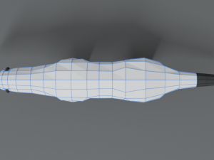 low poly cartoon honey badger Modelo 3D