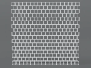 low poly cartoon rudolph brick wall 3D Model