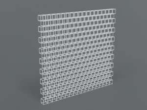 low poly cartoon rudolph brick wall 3D Model