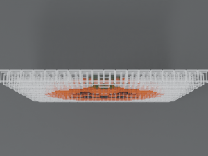 low poly cartoon pumpkin brick wall Modèle 3D