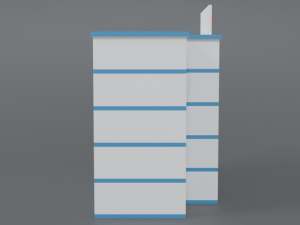 low poly cartoon hospital Modelo 3D