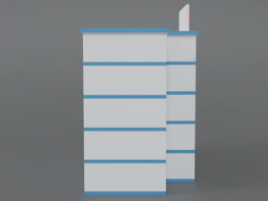 low poly cartoon hospital 3D Model