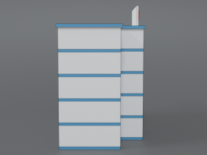 low poly cartoon hospital Modelo 3D