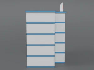 low poly cartoon hospital 3D Model