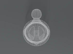 cartoon christmas penguin 3D Model
