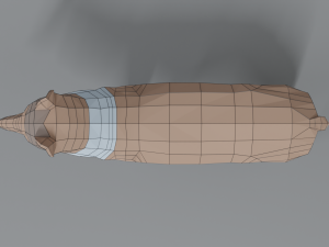 low poly cartoon rough collie dog 3Dモデル