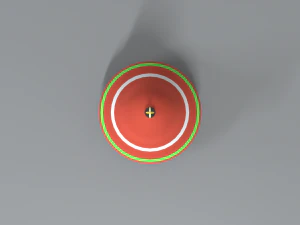 cartoon christmas bell free 3D Model