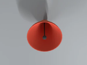 cartoon christmas bell free 3D Model