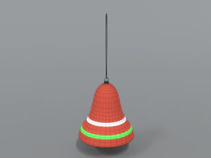 cartoon christmas bell free 3D Model