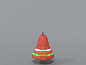 cartoon christmas bell free 3D Model