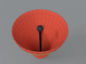 cartoon christmas bell free 3D Model